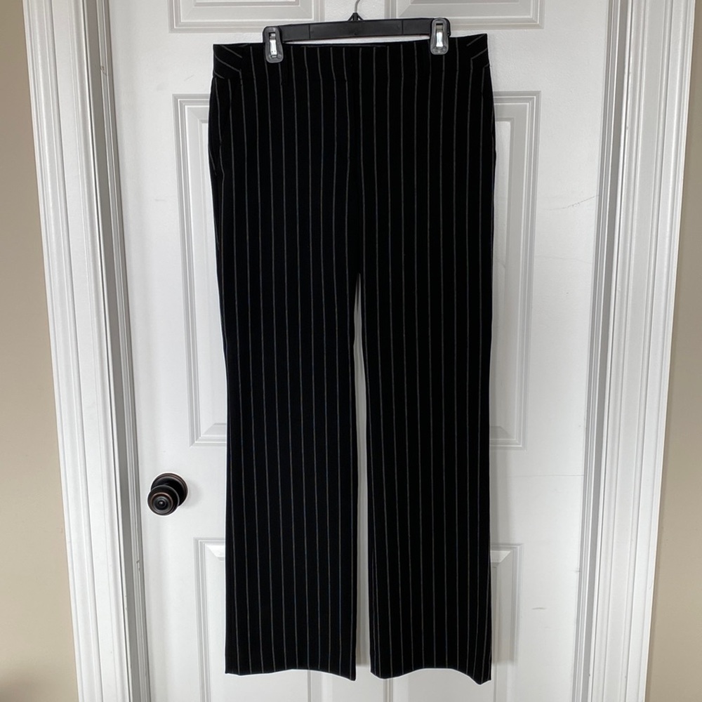 Loft Marisa Pin Striped Trouser Pants - EUC - Size 10
